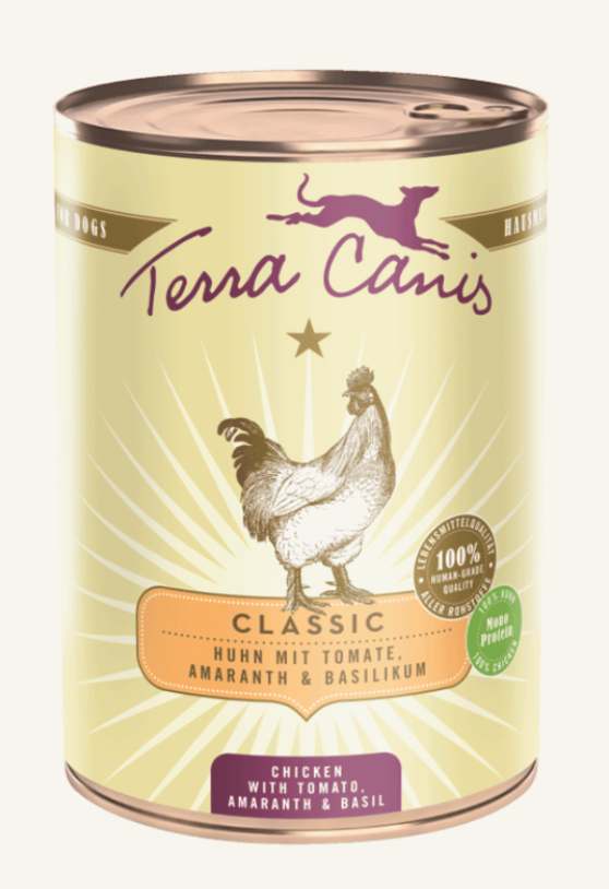 Huhn mit Tomate, Amaranth & Basilikum