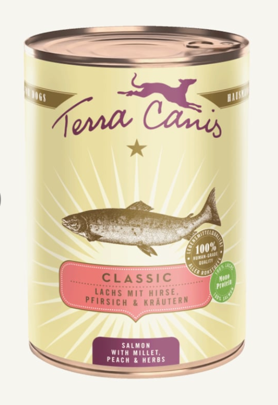 Lachs mit Hirse, Pfirsich & Kräutern