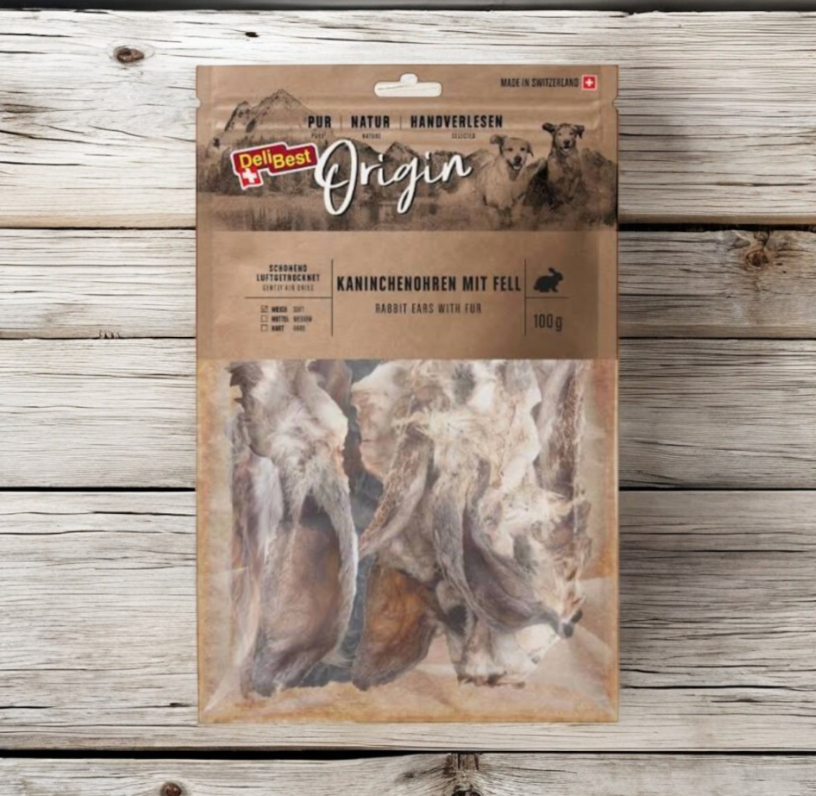 Origin Kaninchenohren mit Fell