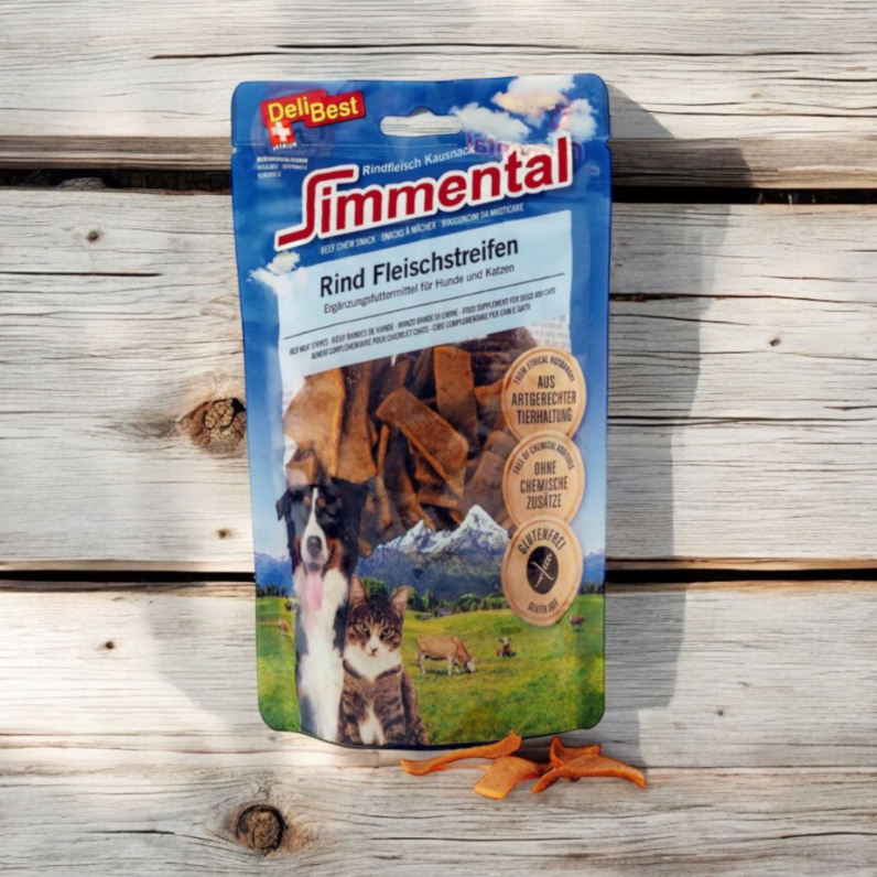 Rind Fleischstreifen