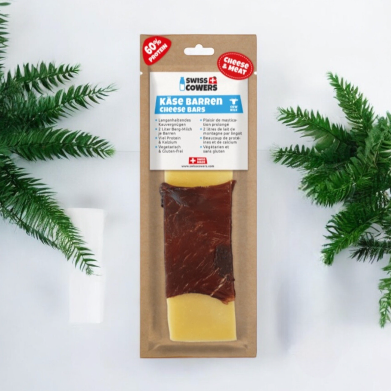 SWISSCOWERS® KÄSE BARREN L mit Rindfleisch