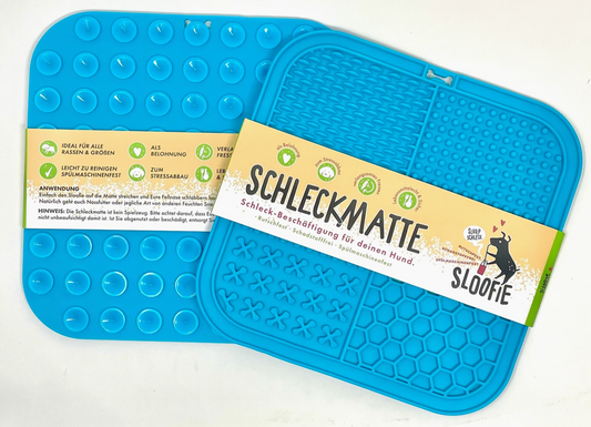 Schleckmatte Blau oder Grün