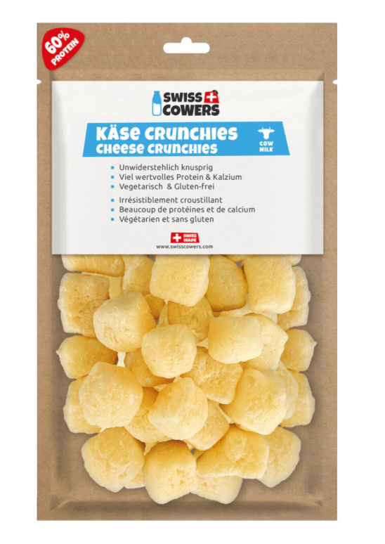 SwissCowers Käse Crunchies für Hunde L