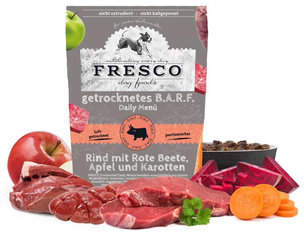 Daily-Menü Rind mit Rote Beete, Apfel und Karotte